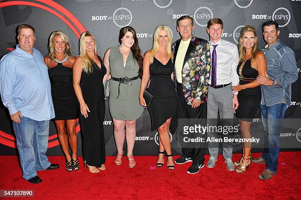 Stacy Sager , Sports reporter Craig Sager , and family attend BODY At The ESPYs Pre-Party at Avalon Hollywood on July 12, 2016 in Los Angeles,...