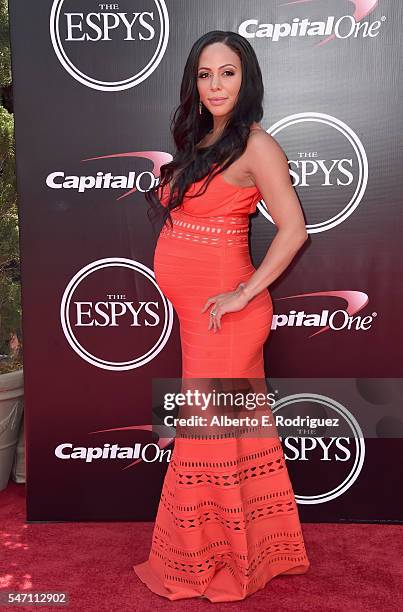 Soccer player Sydney Leroux attends the 2016 ESPYS at Microsoft Theater on July 13, 2016 in Los Angeles, California.