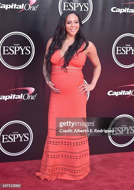 Soccer player Sydney Leroux attends the 2016 ESPYS at Microsoft Theater on July 13, 2016 in Los Angeles, California.