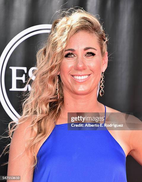 Volleyball player April Ross attends the 2016 ESPYS at Microsoft Theater on July 13, 2016 in Los Angeles, California.