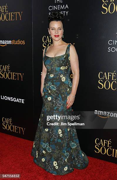 Actress Debi Mazar attends the New York premiere of "Cafe Society" hosted by Amazon & Lionsgate with The Cinema Society at Paris Theatre on July 13,...