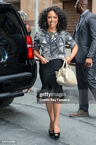 Actress Lynn Whitfield enters the AOL Studios on July 13, 2016 in New York City.