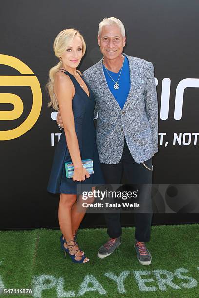 Gymnast Nastia Liukin and diver Greg Louganis attend Greg Louganis' Pre- ESPY Awards Wheaties Breakfast for Champions at The Starving Artists Project...