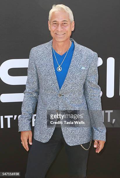 Diver Greg Louganis attends Greg Louganis' Pre- ESPY Awards Wheaties Breakfast for Champions at The Starving Artists Project on July 13, 2016 in Los...