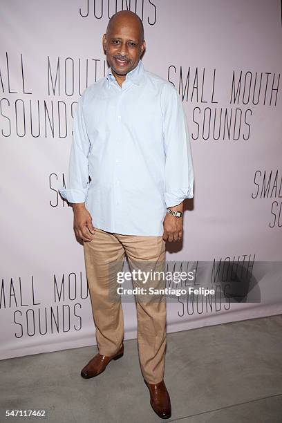 Ruben Santiago-Hudson attends "Small Mouth Sounds" opening night at The Pershing Square Signature Center on July 13, 2016 in New York City.