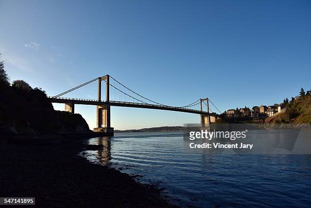 saint hubert bridge, french brittany - drain camera stock pictures, royalty-free photos & images