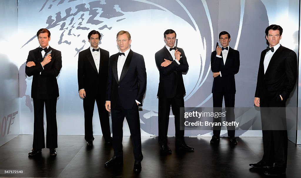 All Six James Bond Wax Figures Unveiled At Madame Tussauds Las Vegas