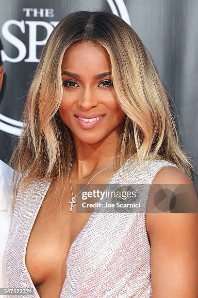 Ciara arrives at The 2016 ESPYS at Microsoft Theater on July 13, 2016 in Los Angeles, California.