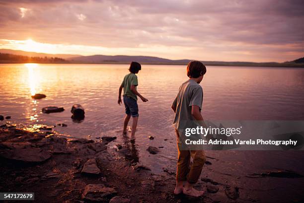 Kipping Rocks Skipping Rocks At Lake Photos and Premium High Res Pictures - Getty Images
