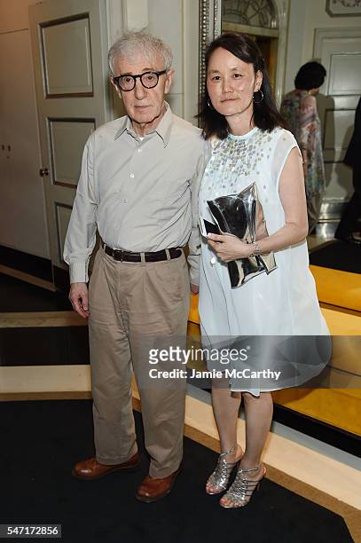 Woody Allen and Soon-Yi Previn attend the after party for the "Cafe Society" premiere hosted by Amazon & Lionsgate with The Cinema Society at The...