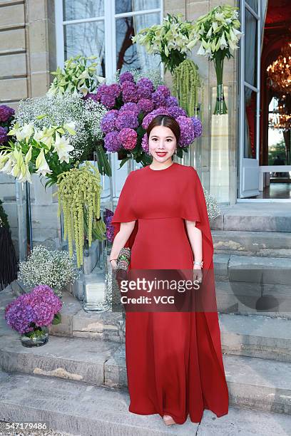 Fashion and technology investor Wendy Yu attends the Bulgari Celebration of Magnificent Inspirations, The New High Jewellery Collection during Paris...