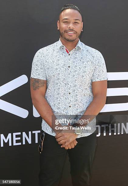 Sesean Bridges attends Greg Louganis' Pre- ESPY Awards Wheaties Breakfast for Champions at The Starving Artists Project on July 13, 2016 in Los...