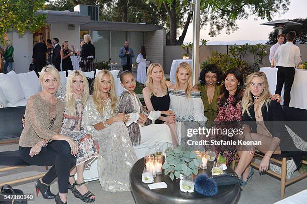 Simone Harouche; Shelley Gibbs; Rachel Zoe; Nicole Richie; Erin Foster; Kelly Sawyer Patricof; Brigette Romanek; Anita Ko and Katie Nehra attend...