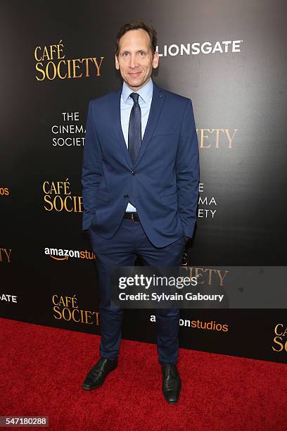 Stephen Kunken attends the New York premiere of "Cafe Society" hosted by Amazon & Lionsgate with The Cinema Society on July 13, 2016 in New York City.