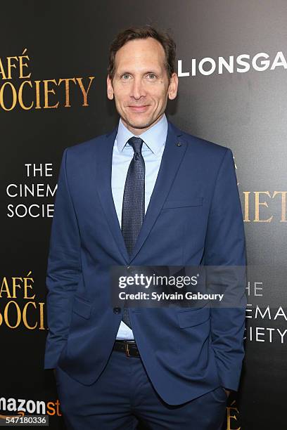 Stephen Kunken attends the New York premiere of "Cafe Society" hosted by Amazon & Lionsgate with The Cinema Society on July 13, 2016 in New York City.