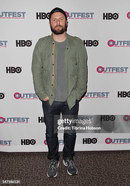 James Roday attends the Outfest screening of 'Pushing Dead' at Director's Guild of America on July 13, 2016 in West Hollywood, California.