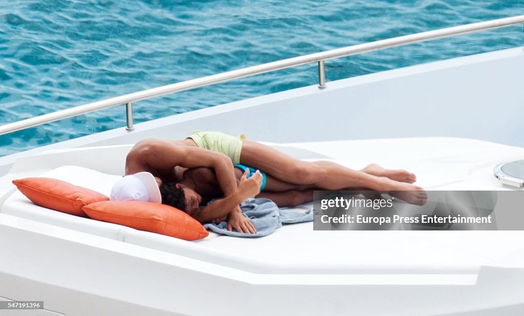 Celebrities Sighting In Ibiza - July 13, 2016