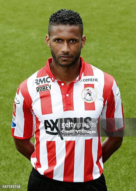 David Mendes da Silva of Sparta during the team presentation of Sparta Rotterdam on July 12, 2016 at the Sparta stadium the Castle in Rotterdam, The...