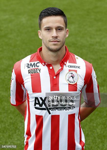 Florian Pinteaux of Sparta during the team presentation of Sparta Rotterdam on July 12, 2016 at the Sparta stadium the Castle in Rotterdam, The...