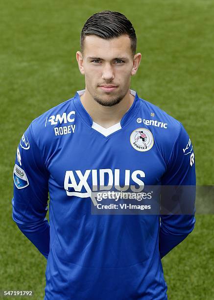 Michael Verrips of Sparta during the team presentation of Sparta Rotterdam on July 12, 2016 at the Sparta stadium the Castle in Rotterdam, The...