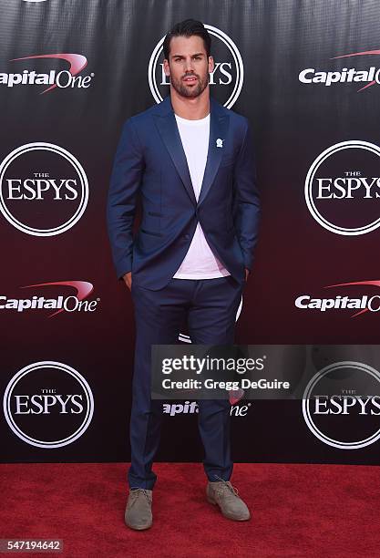 Eric Decker arrives at The 2016 ESPYS at Microsoft Theater on July 13, 2016 in Los Angeles, California.