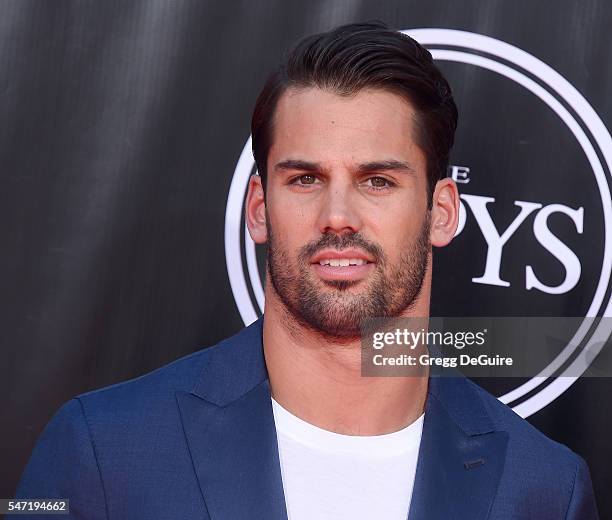 Eric Decker arrives at The 2016 ESPYS at Microsoft Theater on July 13, 2016 in Los Angeles, California.