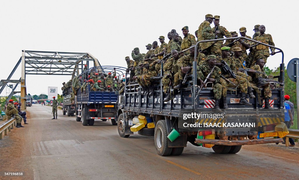 UGANDA-SOUTH-SUDAN-UNREST-ARMY