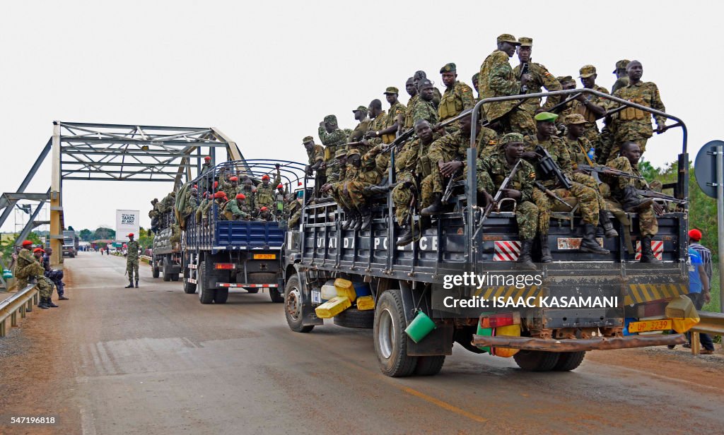 UGANDA-SOUTH-SUDAN-UNREST-ARMY