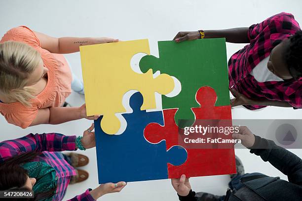 125 Puzzle Pieces Put Together Stock Photos, High-Res Pictures, and