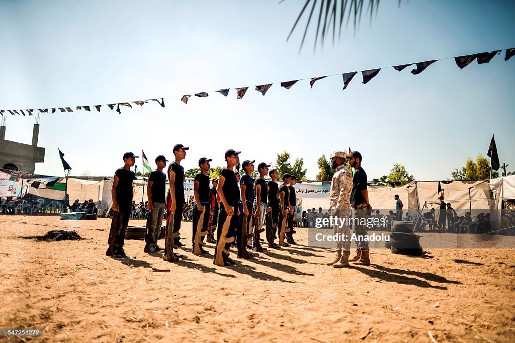 Summer training camp in Gaza