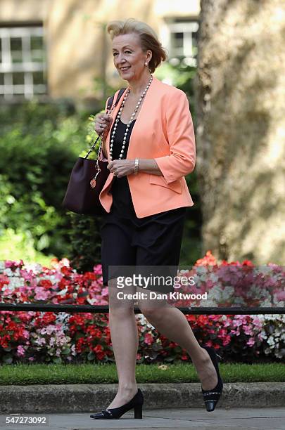 Andrea Leadsom arrives at 10 Downing Street where she was appointed as Environment Secretary, as Prime Minister Theresa May continues to appoint her...