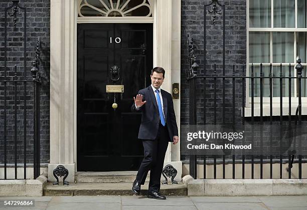 James Brokenshire leaves 10 Downing Street where he was appointed as Northern Ireland Secretary, as Prime Minister Theresa May continues to appoint...