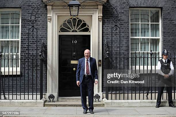 Damian Green leaves 10 Downing Street where he was appointed as Work and Pensions Secretary, as Prime Minister Theresa May continues to appoint her...