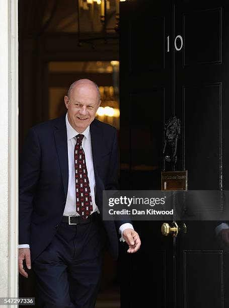 Damian Green leaves 10 Downing Street where he was appointed as Work and Pensions Secretary, as Prime Minister Theresa May continues to appoint her...