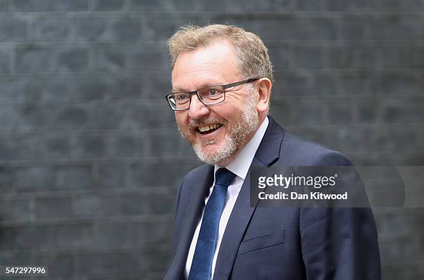 Scottish Secretary David Mundell arrives at Downing Street as Prime Minister Theresa May appoints her cabinet on July 14, 2016 in London, England....