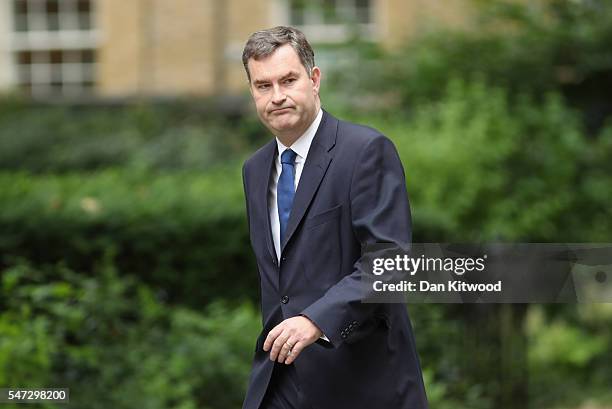 David Gauke arrives at 10 Downing Street where he was appointed as Chief Secretary to the Treasury, as Prime Minister Theresa May continues to...