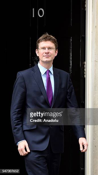 Greg Clark leaves 10 Downing Street where he was appointed as Business, Energy and Industrial Strategy Secretary, The UK's New Prime Minister began...
