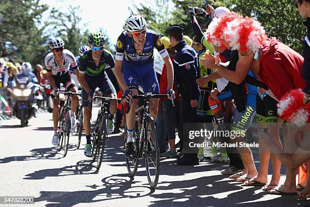 Daniel Martin of Ireland and Etixx QuickStep on the climb to Mont Ventoux during the 12th stage of Le Tour de France from Montpellier to Mont Ventoux...