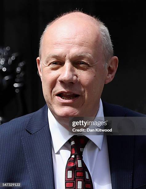 Damian Green leaves 10 Downing Street where he was appointed as Work and Pensions Secretary, as Prime Minister Theresa May continues to appoint her...