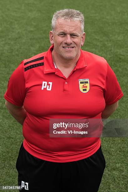 Materials Paul Jansen during the team presentation of Cambuur Leeuwarden on July 14, 2016 at the Cambuur stadium in Leeuwarden, The Netherlands.