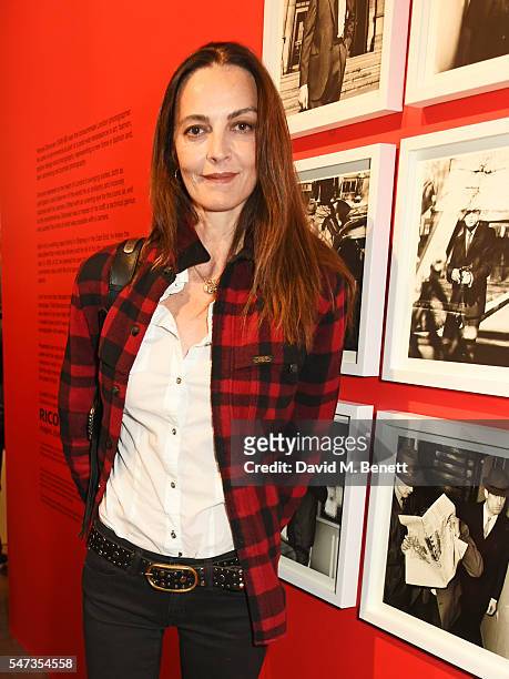 Catherine Bailey attends a private view of 'Terence Donovan: Speed Of Light' at The Photographers' Gallery on July 14, 2016 in London, England.
