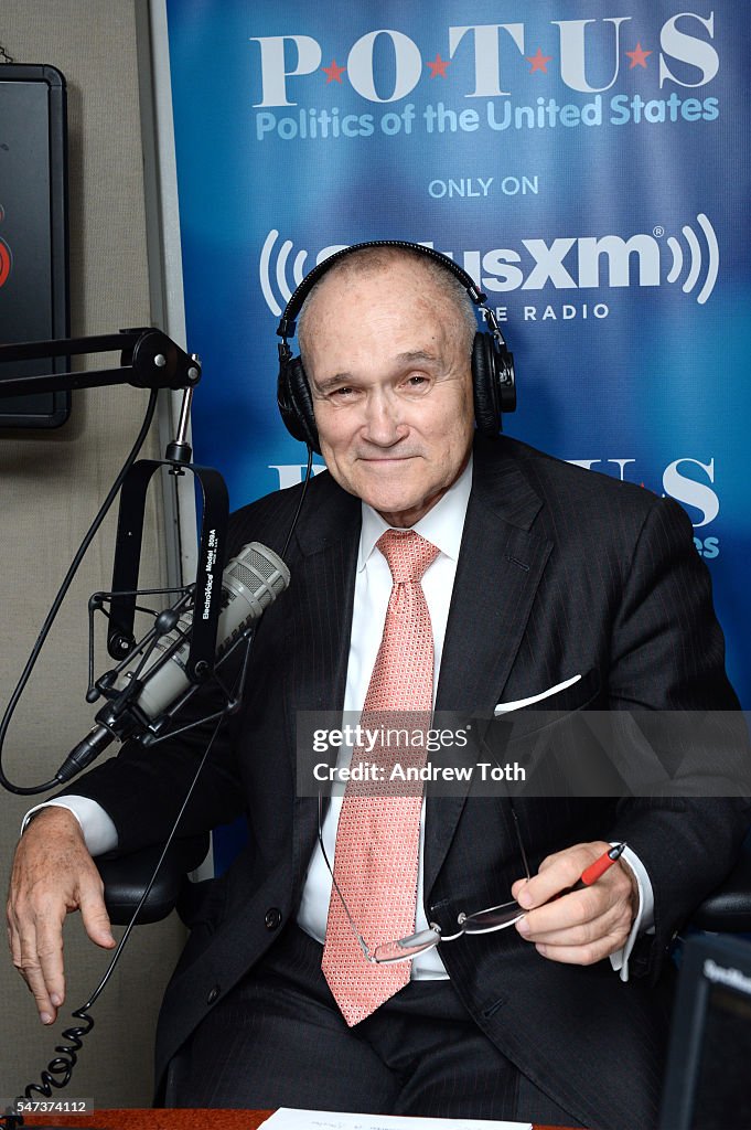 Former Police Commissioner Ray Kelly Visits The SiriusXM Studios