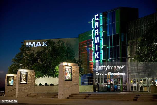 Carmike Cinemas Inc. Theater stands in Peoria, Illinois, U.S., on Monday, July 11, 2016. AMC Entertainment Holdings Inc.s $1.2 billion purchase of...