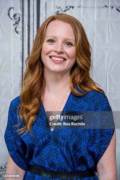 Actress Lauren Ambrose discusses "The Interestings" during AOL Build at AOL HQ on July 14, 2016 in New York City.