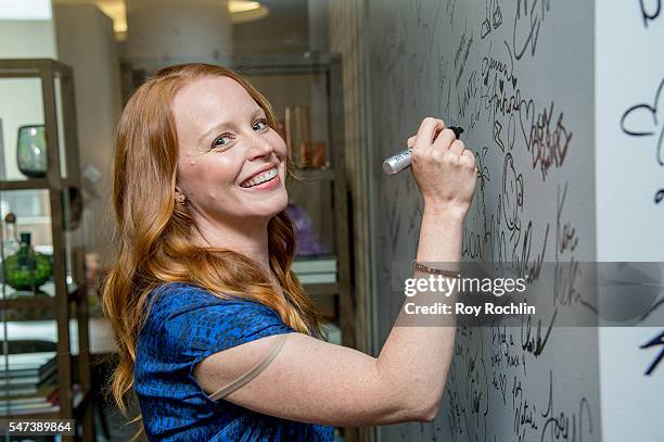 Actress Lauren Ambrose discusses "The Interestings" during AOL Build at AOL HQ on July 14, 2016 in New York City.