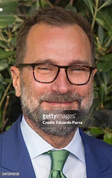 Ambassador to Spain James Costos attends the National Geographic Channel 15th Anniversary photocall at the EEUU embassy on July 14, 2016 in Madrid,...