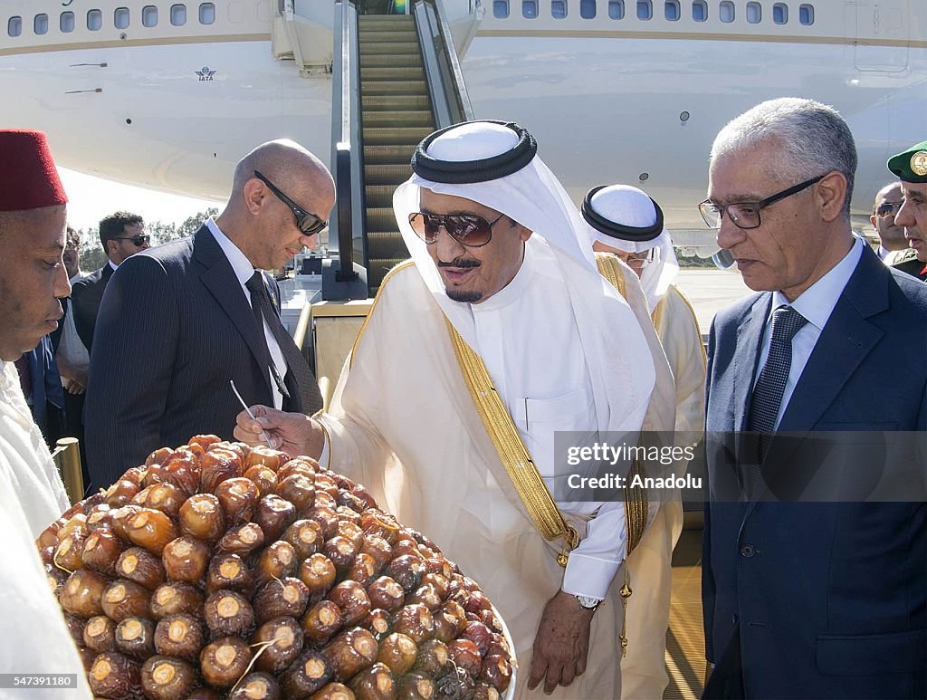 Saudi Arabian King Salman bin Abdulaziz Al Saud in Morocco