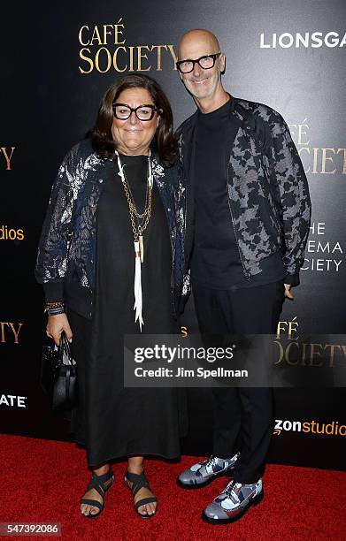 Fern Mallis and guest attend the New York premiere of "Cafe Society" hosted by Amazon & Lionsgate with The Cinema Society at Paris Theatre on July...