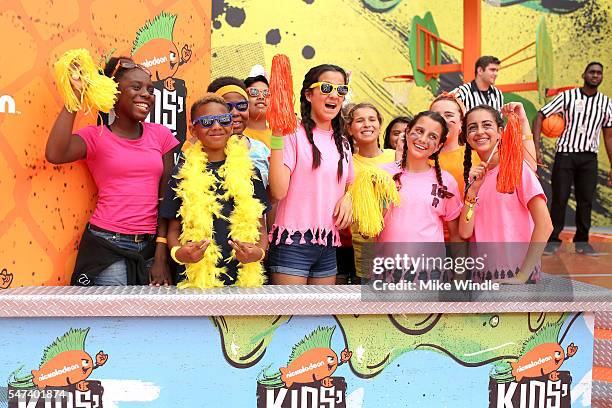 Fans attend the Nickelodeon Kids' Choice Sports Awards 2016 at UCLA's Pauley Pavilion on July 14, 2016 in Westwood, California.