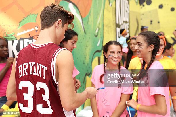 Internet personality Cameron Dallas attends the Nickelodeon Kids' Choice Sports Awards 2016 at UCLA's Pauley Pavilion on July 14, 2016 in Westwood,...